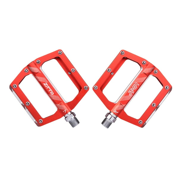 Eigraketly ZTTO JT04 1 par de pedales de bicicleta de aleación eje de acero pedales de ciclismo de color sólido antideslizantes piezas de ciclo accesorios Bicicletas eléctricas Rojo Eigraketly OD002849-02B