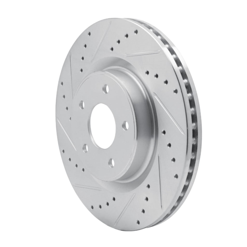 KarParts360 For Nissan Z 2023 2024 2025 Brake Rotor Front, Driver Side | Cast Iron | Silver Finish | 68 Millimeters/2.68 Inches Center Hole Diameter | 26 Millimeters/1.02 Inches Discard Thickness