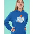thumbnail image 2 of Zero Plastic Lifestyle Quote Hoodie Women -Image by Shutterstock, Female Medium, 2 of 4