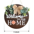 thumbnail image 3 of Kabuer Welcome Home Sign for Porch Decor, Outdoor Wall Hanging Decor, Rustic Holiday Decoration, 3 of 7