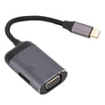thumbnail image 2 of USB C To VGA Adapter, Plug and Play Multiple Ports USB C Adapter 3840X2160 Resolution Fast Charging  for Phone for PC, 2 of 8