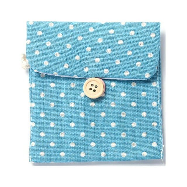 Bearachild Monedero para mujer y niña, soporte para tampones, almohadilla sanitaria, organizador de gran capacidad, bolsa de almacenamiento, Almacenamiento y organización del hogar Azul