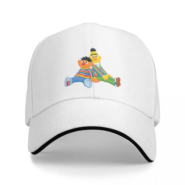 Gorra de béisbol lavada con dibujos animados para hombre, gorro de béisbol con estampado de Barrio Sésamo, a prueba de viento, de camionero Snapback, sombrero de papá, sombreros de Golf