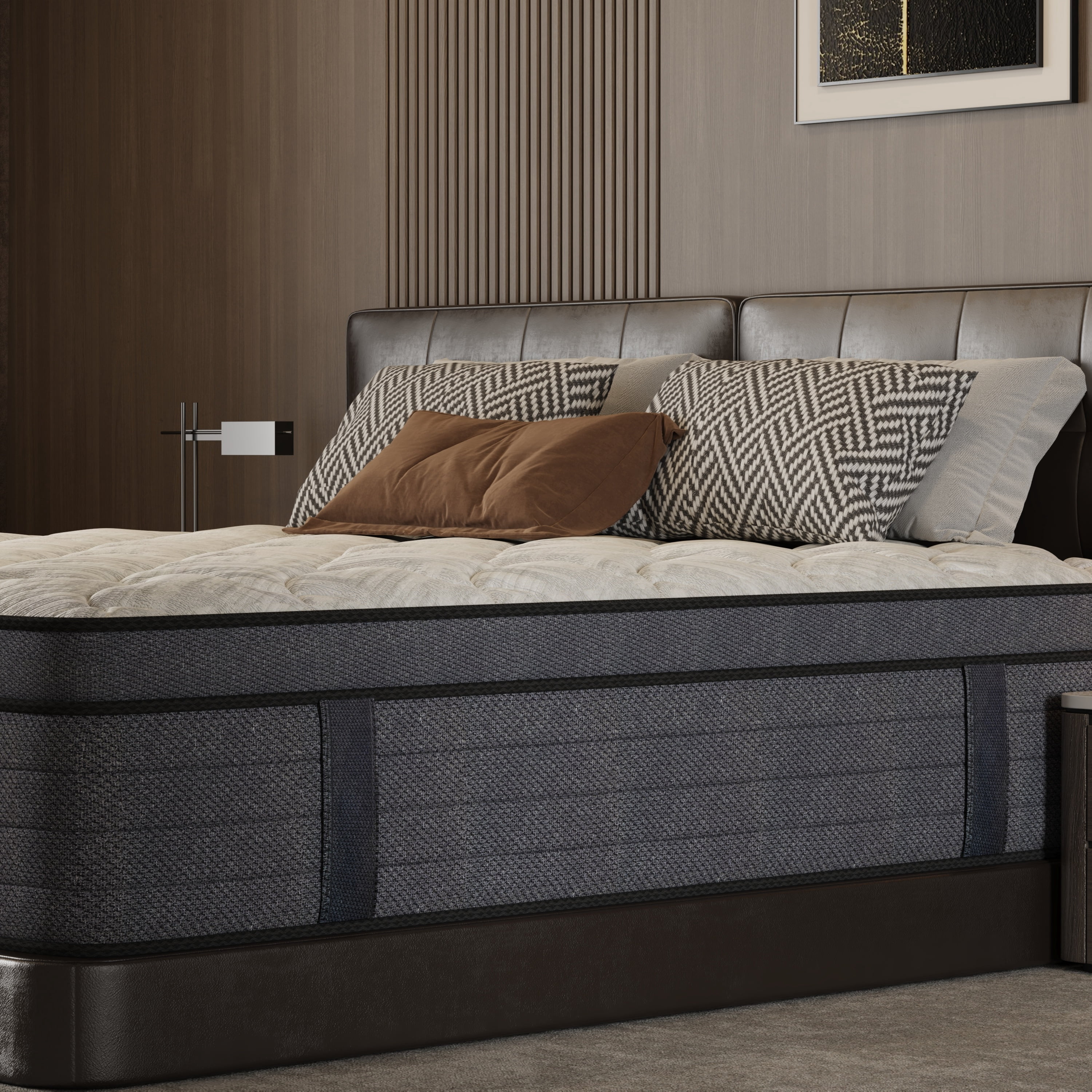 14 inch Full Size Mattress, Memory Foam Individual Pocket Springs Hybrid Mattress in a Box, Medium Firm for Home Rooms Hotels,Breathable and Ergonomic Design, Back Relief Edge Support CertiPUR-US