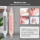 thumbnail image 2 of 2PC Exfoliating Back Scrubber for Shower,Soft Back Scrubber for Women Men. Luffa Scrubber for Shower Easy Clean (Gray and Pink), 2 of 5