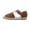 Brown, variant on Samickarr Summer Sandals For Women Indoor And Outdoor Wide Summer Ladies Shoes Flat Straw Woven Casual Round Toe Women's Sandals Outwear