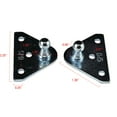 thumbnail image 2 of JR Products BR-1020 Gas Spring Mounting Bracket - Flat, Pack of 2, 2 of 4
