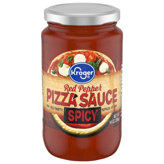 Kroger Spicy Red Pepper Pizza Sauce 14 oz - Pack of 1