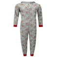 thumbnail image 1 of Christmas Matching Family Loungewear Hoodie Pattern Zipper Romper, 1 of 7