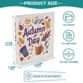 thumbnail image 3 of FORMRS 3 Ring Binder with Pockets 1.5" D-Rings Clip Board 200 Sheets Capacity, Warm Autumn Day, 3 of 8