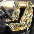 thumbnail image 2 of Fuzoiu Yellow Tulips Print Seat Covers Set, Car Seat Covers Front Seats, Car Seat Protector, Car Seat Cushion, Seat Covers Carseat Cover Universal Fit for Most Cars, 2 of 7