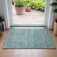 thumbnail image 4 of Dalyn Rugs Machine Washable Indoor/Outdoor Chantille ACN2148 Teal 1'8" x 2'6" Rug, 4 of 7