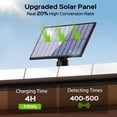 thumbnail image 2 of Luces solares para exteriores Adiding, 3500 LM, LED Flood, paquete de 2, 2 of 6