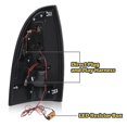 thumbnail image 2 of CROSSDESIGN Tail Light Brake Parking Lamps Fit for 2005-2015 Toyota Tacoma, 2 of 9