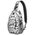 thumbnail image 1 of Nautical Anchor and Boat Pattern Lightweight Crossbody Sling Backpack Multi-Functional Design Durable for Travel Coastal Hiking and Outdoor Activities, 1 of 5