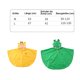 thumbnail image 2 of Poncho de lluvia para niños, capa de lluvia para niñas y niños, 100 % impermeable, portátil, plegable, poncho de lluvia para niños, para bicicleta, con bolsa de almacenamiento, chaqueta de, 2 of 6