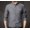 Gray, variant on Mens Stand Up Collar Oxford Shirt