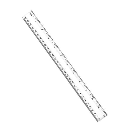 Wweixi Plastic Ruler Transparent Learning Prop Measuring Tool ...