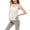 White, variant on HVOBTTY Maternity's Sleeveless Tank Top Ribbed Knit Nursing Built In Bra Soft Base Layer for Postpartum Use