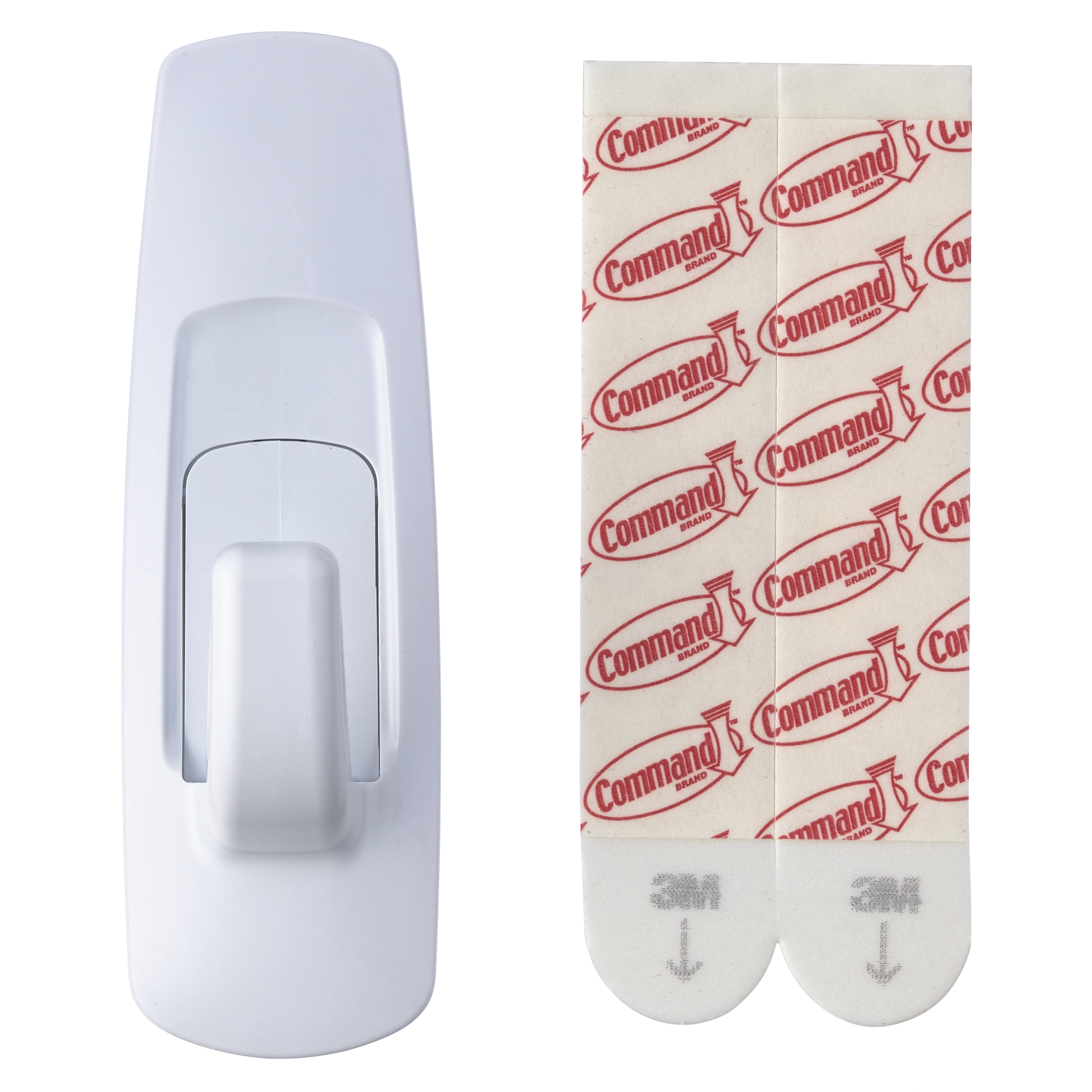 Command Large White Utility Hook, 12 Pack