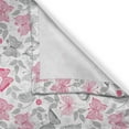 thumbnail image 3 of Ambesonne Butterfly Kitchen Curtains, Abstract Nature Depiction, 55"x45", Grey Pink White, 3 of 3