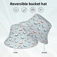 thumbnail image 2 of Sikiie Spaceship Reflective Double-Sided Bucket Hat, Sun Hat, for Gardening, Beaching, Camping, Hiking, Fishing, 2 of 6