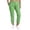 Green, variant on Cotton Linen Pants Women Summer Lightweight Elastic High Waist Straight Leg Casual Work Pants Sweatpants with Pockets