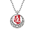 thumbnail image 1 of Red Character Figure Necklaces Pendant Retro Moon Stars Jewelry, 1 of 3