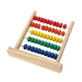 thumbnail image 1 of CIMAXIC Bead Counting Frame Wooden Small 5 Rows Intellectual Development Abacus Early Childhood Educational Toys,6.18"X5.91"X1.18", 1 of 4
