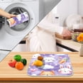 thumbnail image 6 of Cat Rabbit Cloud Pattern Drying Dish Mat Quick Drying Absorbent Soft Durable for Kitchen 18" x 24", 6 of 10
