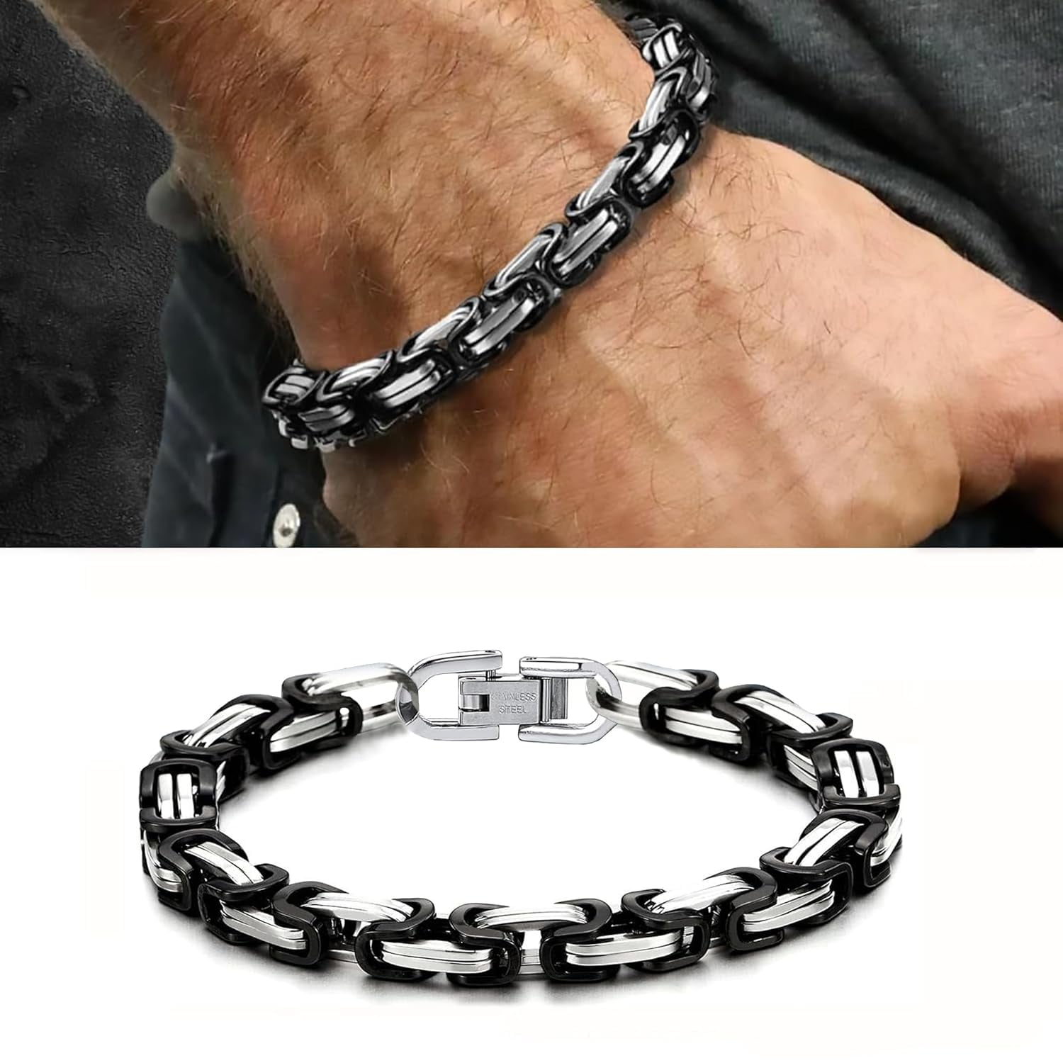 To My Grandson Bracelet Grandson Gifts From Grandma Grandparents Graduation Birthday Christmas Gifts With Message Card＆LED Gift Box