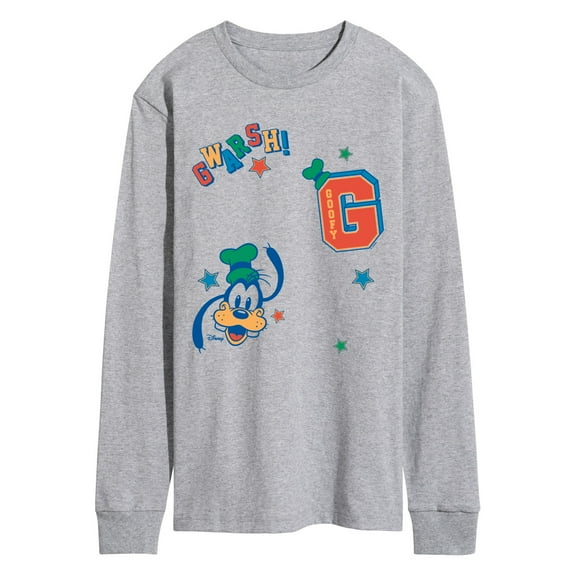 Disney - Goofy Gwarsh- Men's Long Sleeve Graphic T-Shirt