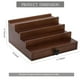 thumbnail image 5 of Organizador de perfumes Fengligoo Walnut Cologne para hombre, 4 niveles, 5 of 7