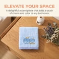 thumbnail image 6 of REGALWOVEN Cartoon Embroidered Hand Towels, 29" x 13" Soft Absorbent Durable Towels for Bathroom, Kitchen, Home Decor Blue 2pk, 6 of 7