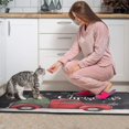 thumbnail image 4 of 2 Pieces Of Kitchen Rugs and Mats Non Skid Washable Merry Christmas (33) Kitchen Mat,Floor Cushion Waterproof Rug,Rubber Backed Area Rugs for Laundry 47*17+30*17, 4 of 7