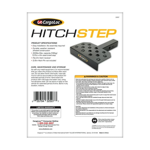 CargoLoc 32507 Hitch Step
