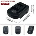 thumbnail image 2 of 18V Battery Adapter for black- and -decker 18V 20V L-ion Battery Convert to for Einhell Cordless Power Tool, 2 of 4