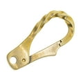 thumbnail image 2 of VONKY Handmade Fine brass twisted Biker Snap Lobster Claw Clasps Hook Keychain DIY, 2 of 9