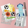 thumbnail image 3 of Football Shirt Cutting Dies Sport Trophy Medal Die Cuts Football Hoop Template Stencil for DIY Card Making Decoration DIY Scrapbooking Album Craft Decor, 3 of 8