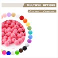 thumbnail image 4 of 105 Piezas Cuentas Sueltas de Silicona 15mm DIY Accesorios de Cadena de Chupete Pulsera para Cuentas de Joyería Cuentas Redondas,I, 4 of 5