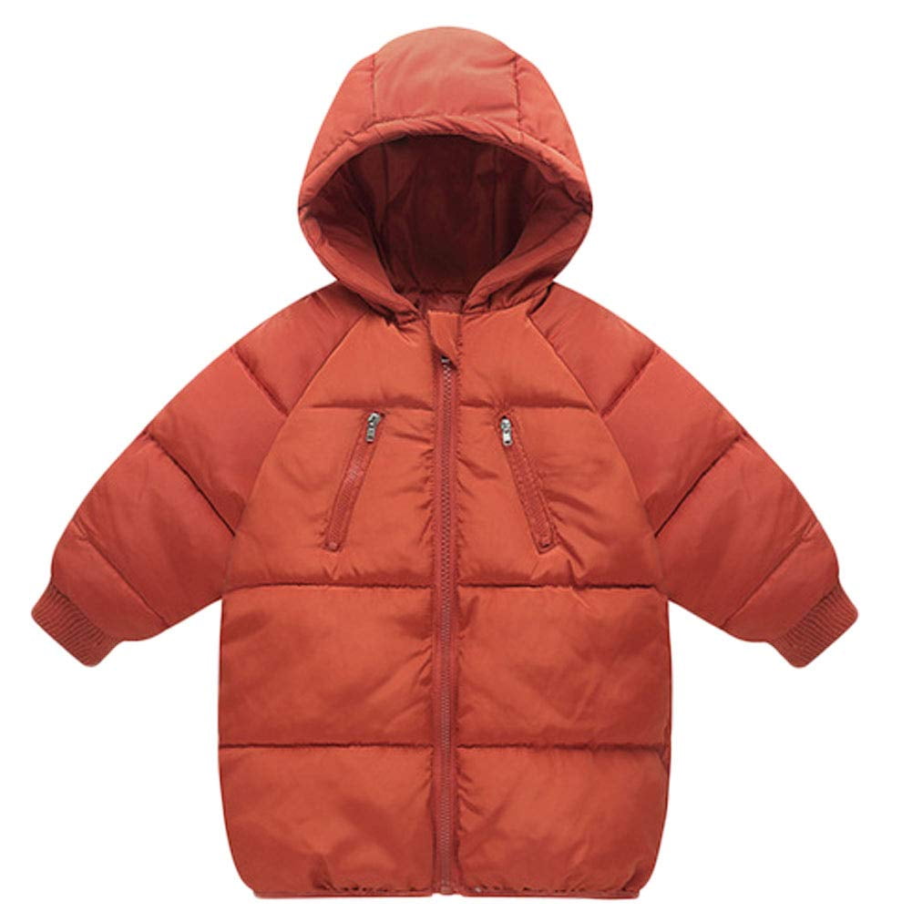 LANBAOSI Kids Winter Coats with Hooded Light Puffer Coat Warm Padded Jacket for Baby Boys Girls Toddler 