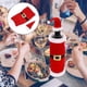 thumbnail image 3 of 8 piezas Adorable funda navideña para botella de vino bolsa protectora reutilizable para botella de vino, 3 of 3