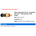 thumbnail image 2 of Water Temperature Sensor - Compatible with 1997 - 1998 Chevy C7500 Kodiak, 2 of 2