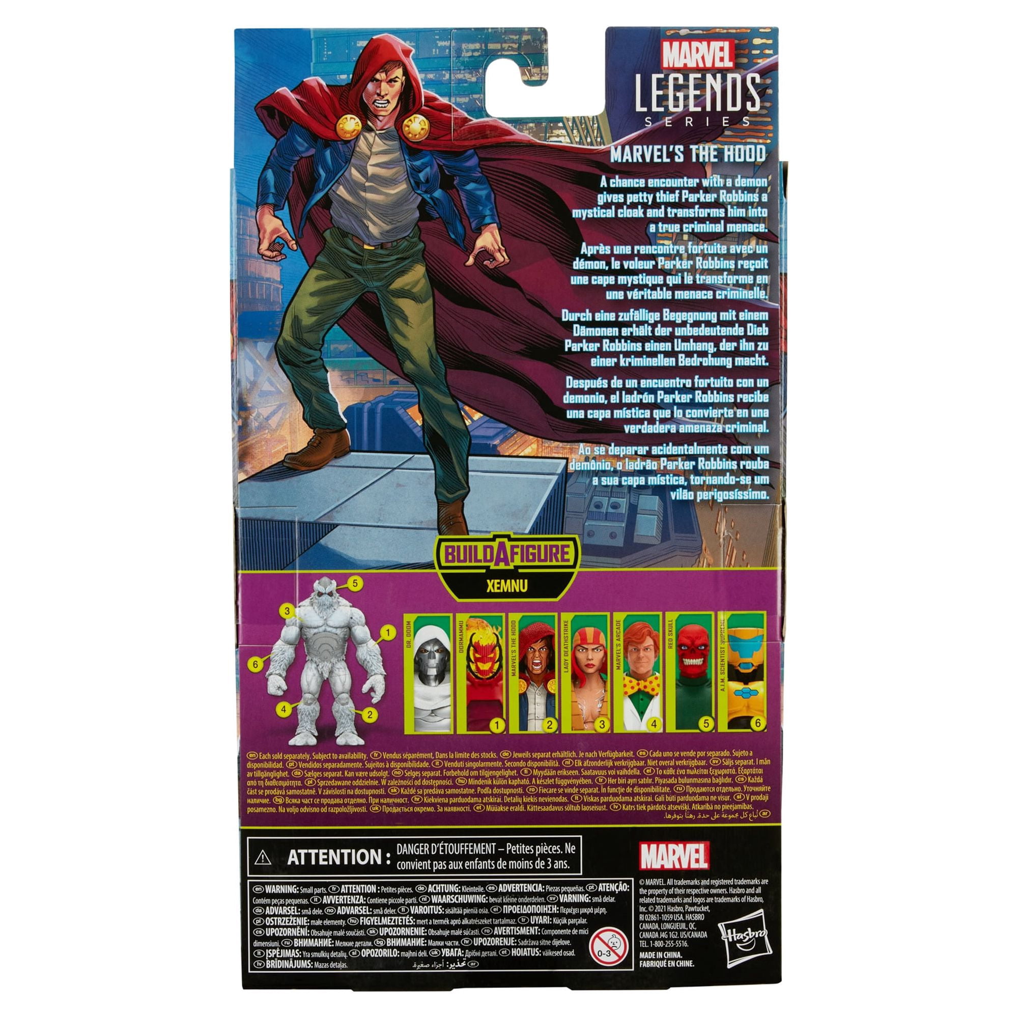 Marvel Legends Super Villians The Hood Kids Toy Action Figure for Boys and Girls Ages 4 5 6 7 8 and Up (6")