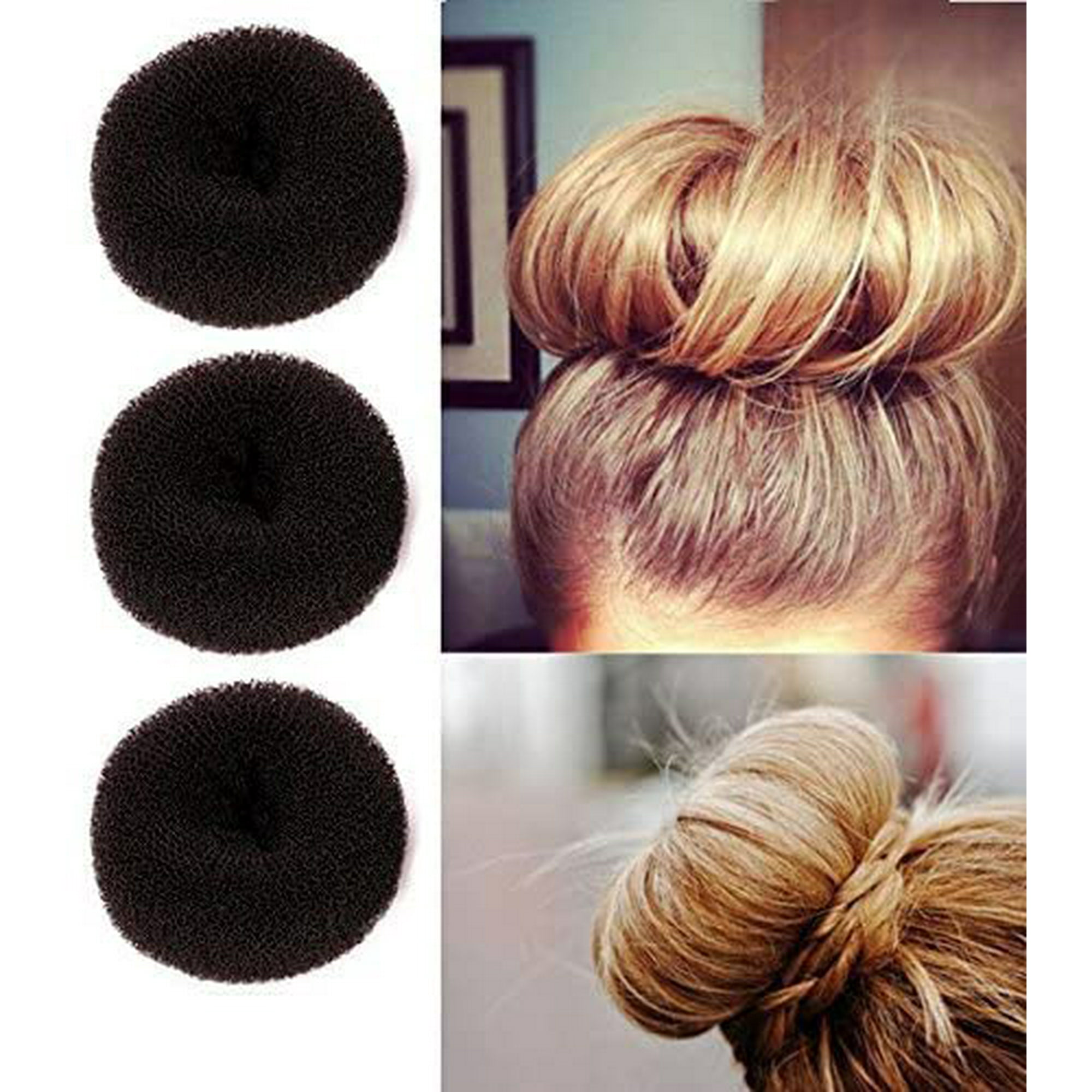 Fireboomoon 3Pcs Extra-large Size Hair Donut Bun Ring Styler Maker ?Brown? | Walmart Canada Fireboomoon 3Pcs Extra-large Size Hair Donut Bun Ring Styler Maker ?Brown? | Walmart Canada