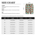 thumbnail image 3 of Fuzoiu Hand Drawn Strawberry Print Pajama Shorts for Men, Men's Pajama Bottoms,Mens Lounge Sleepwear,Pajama Pants with Pocket-Large, 3 of 6