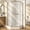 Gold Rain Glass, variant on Neo-Angle Corner Shower Doors 36" D × 36" W × 72" H with Frosted Glass,Chrome