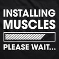 thumbnail image 2 of Mens Fitness Tank Installing Muscles Please Wait Tanktop Funny Workout T Shirt, 2 of 8