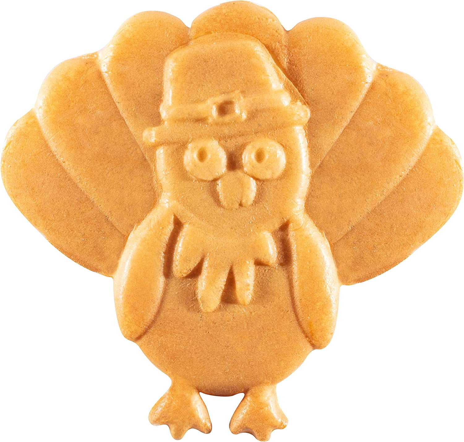 (2 pack) Waffle Wow Turkey Mini Waffle Maker - Make Breakfast Special for Kids & Adults w/Cute Design, 4" Waffler Iron Electric Non Stick Appliance - Recipes Included