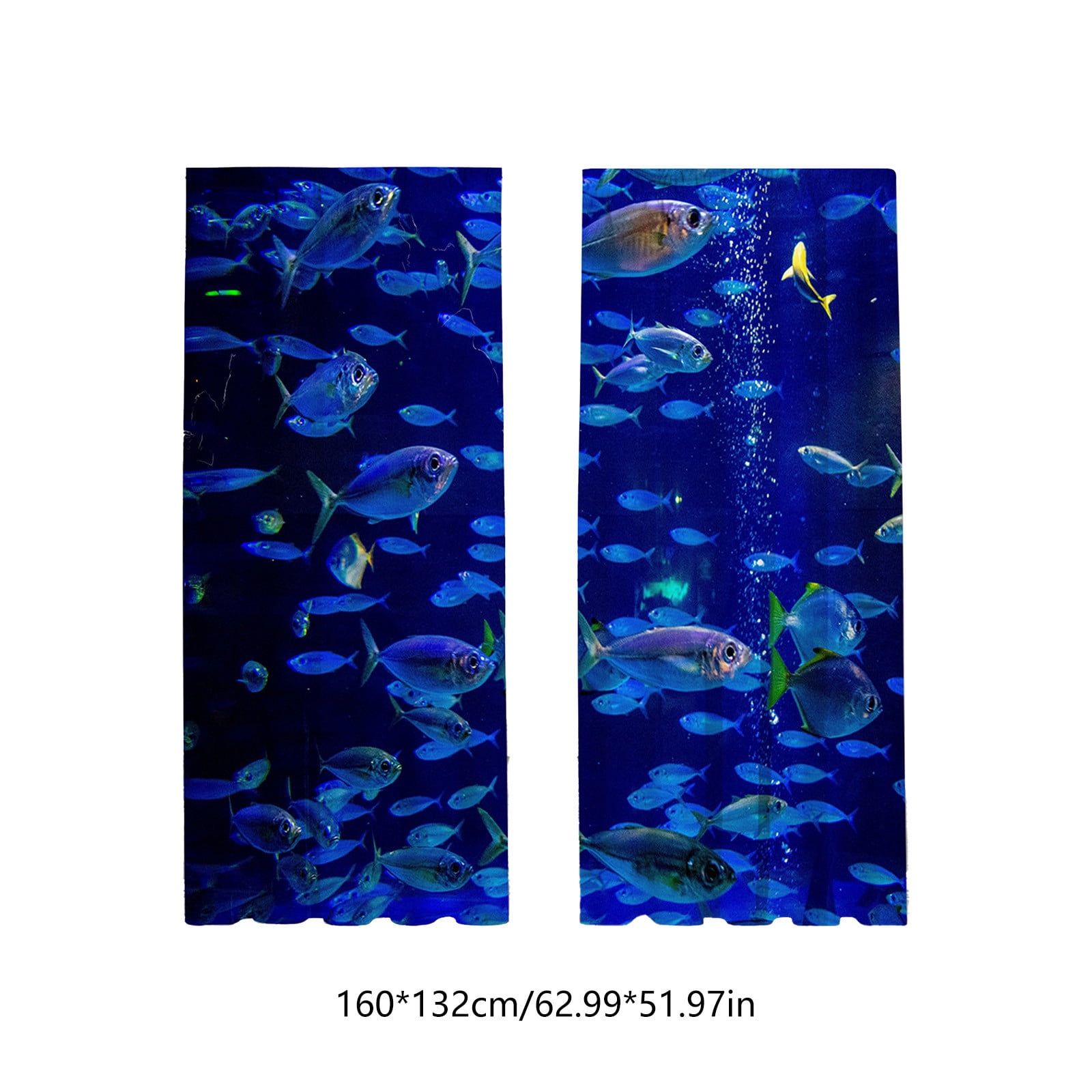 Fashion Printed Light Blocking Curtain with Pleated Design, Suction Cup Window Cover for Room Darkening and Privacy, Portable Window Shade for Home Office and Bedroom Decor
